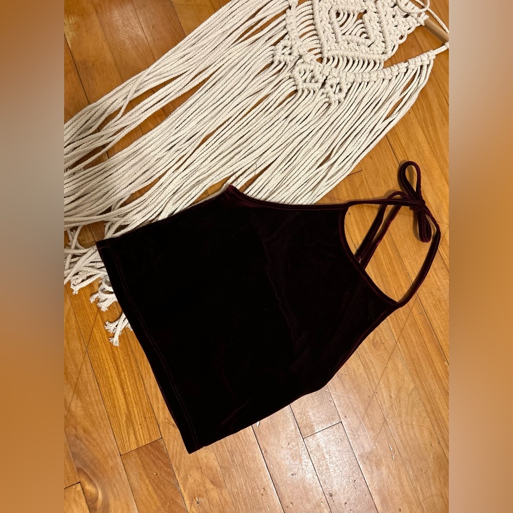 Velvet Merlot burgundy tank